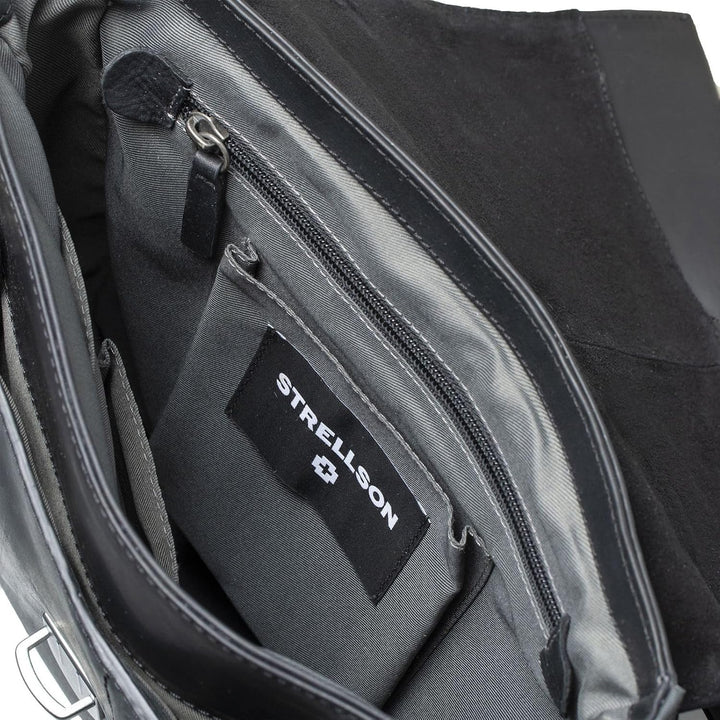 Strellson - brick lane jeremy shoulderbag svf Dunkelbraun Einheitsgrösse Schwarz, Einheitsgrösse Sch