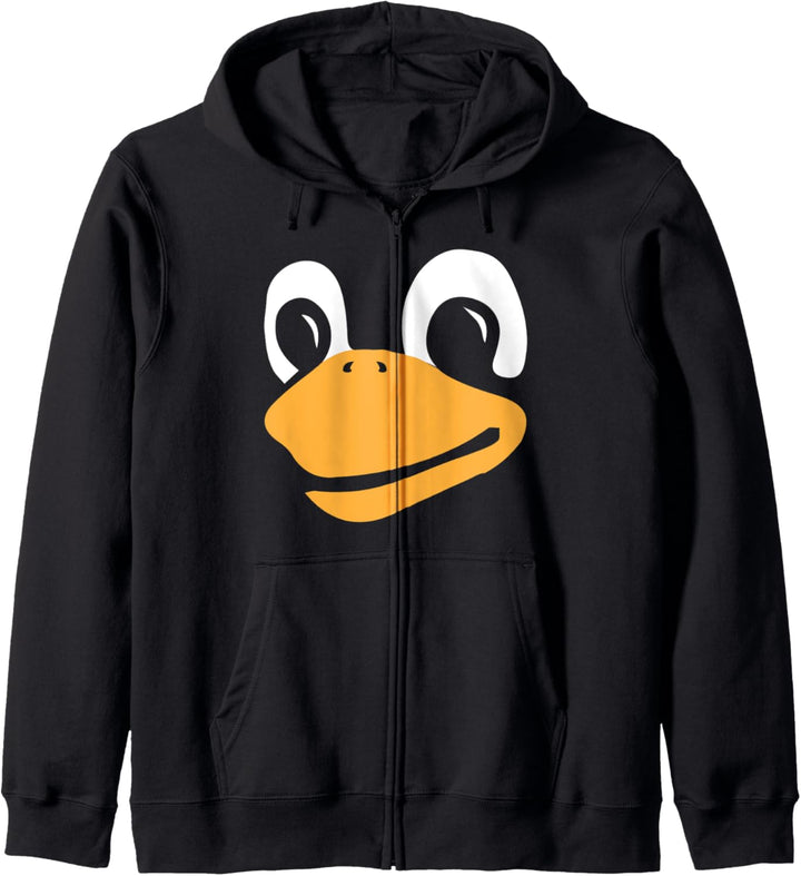Lord and Saviour Tux Pinguin Linux Maskottchen Face Freedom Kapuzenjacke