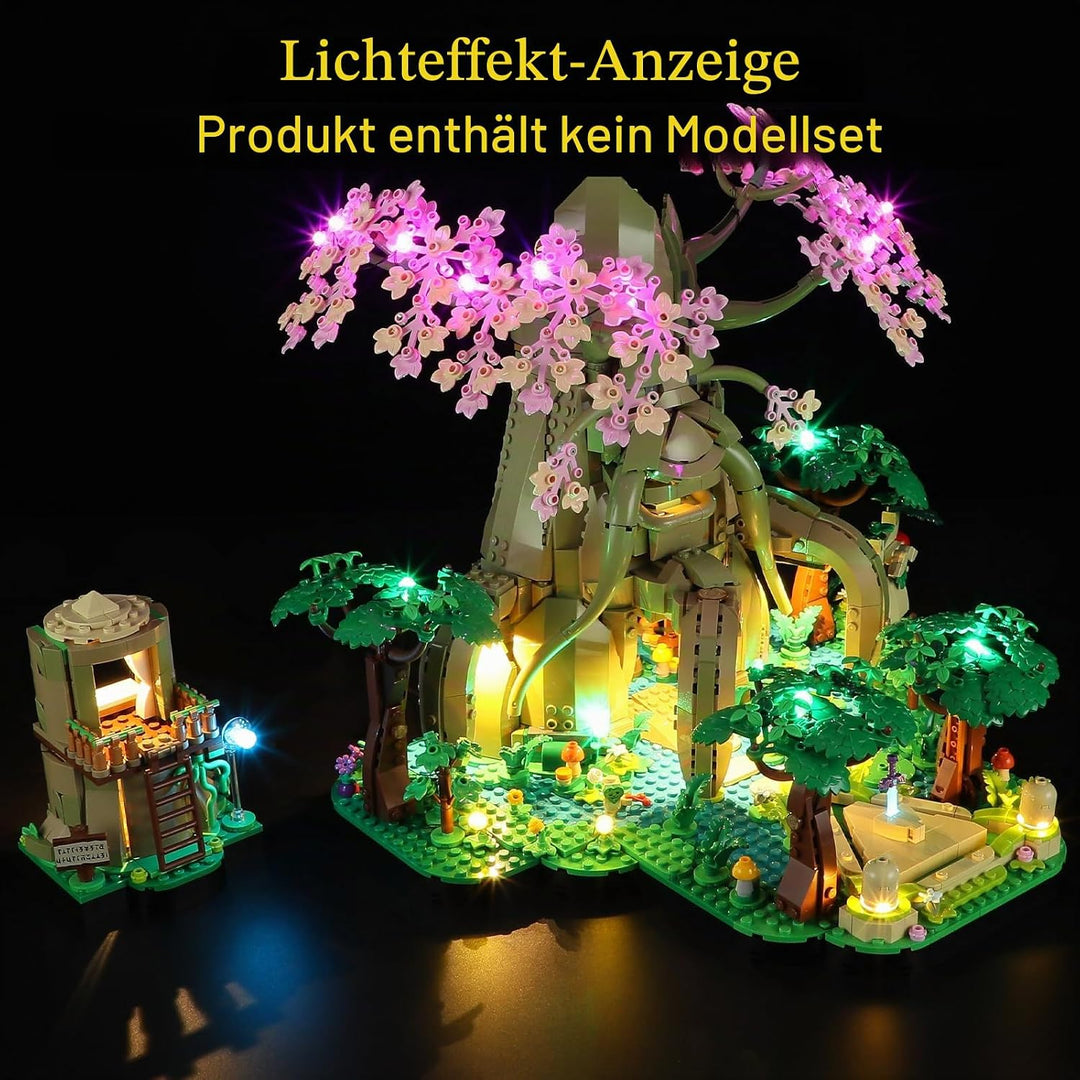 GEAMENT LED Licht-Set Kompatibel mit Lego The Legend of Zelda Deku-Baum 2-in-1 (Great Deku Tree) 770