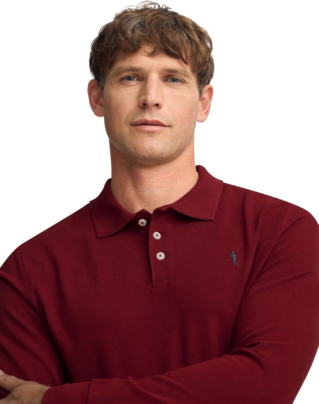 Polo Club Herren Poloshirt Kurzarm Regular Fit Baumwolle Männer Polohemd Longsleeve S Granat, S Gran