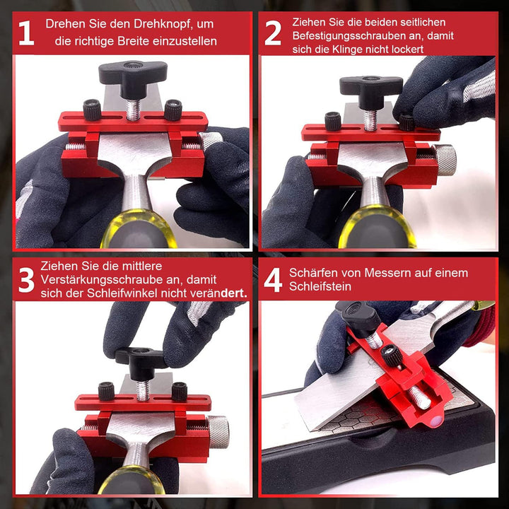 Schleifhilfe Stechbeitel,Upgrade Stemmeisen Schärfen,Schärfhalter Schärfhilfe für Holzwerkzeug Schär