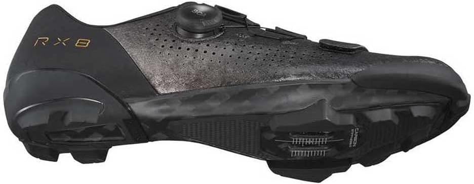SHIMANO Unisex Brx801l42 Schuhe RX8 (RX801), Schwarz, Grösse 42