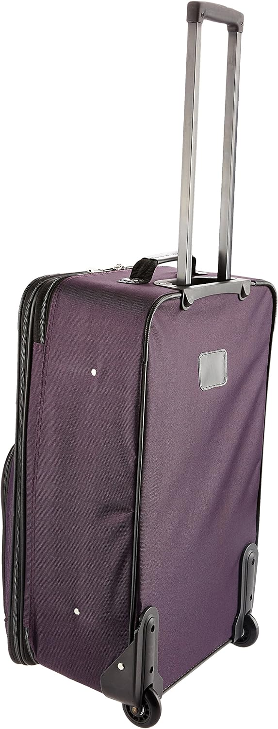 Rockland Fashion Softside Gepäck-Set, aufrecht stehend, Violett, 2-Piece Set (14/19), Fashion Softsi