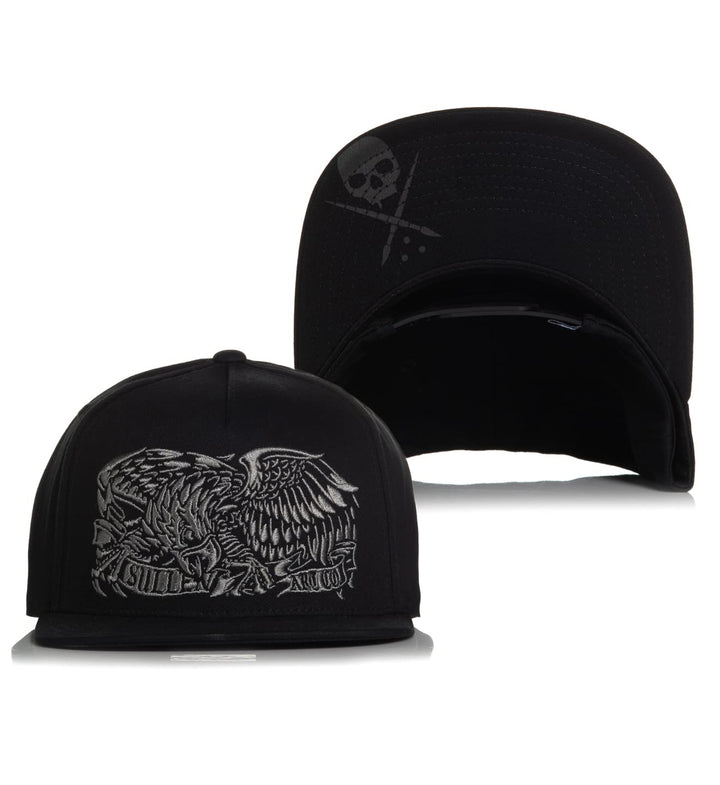 Sullen Men's Screamin Black Snapback Hat One Size