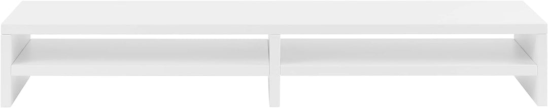 boho office® ergonomischer Monitoraufsatz, Bildschirmerhöhung, Monitorständer, Tischaufsatz mit viel