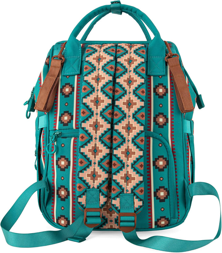 Montana West Wrangler Diaper Bag Backpack Western Baby bag Grün, Grün
