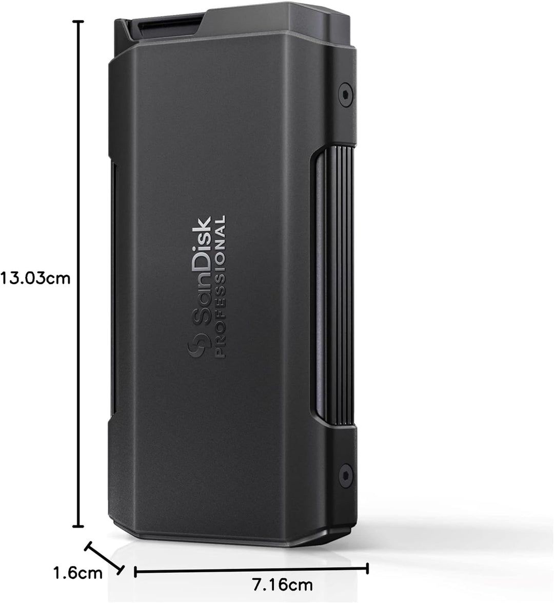 SanDisk PROFESSIONAL PRO-BLADE TRANSPORT 4 TB (mobile Premium-SSD für schnelle, modulare Workflows,