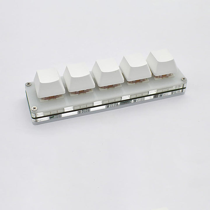 LICHIFIT 5 Tasten Gaming Tastatur Programmierung Makro Tastatur mit Datenkabel Mechanische Tastatur