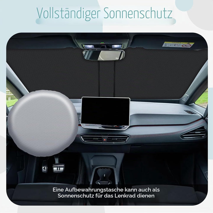 [Upgrade] CDEFG Kompatibel mit VW ID.3 ID3 2020-2025 2026 Sonnenschutz Abdeckungen Frontscheibe Sonn