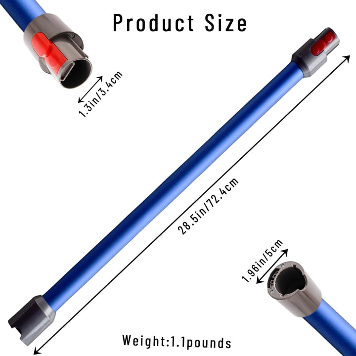 Verlängerungsrohr für Dyson Rohr Kompatibel mit Dyson Saugrohr V15 V 11 V10 V8 V7, Starres Teleskopr