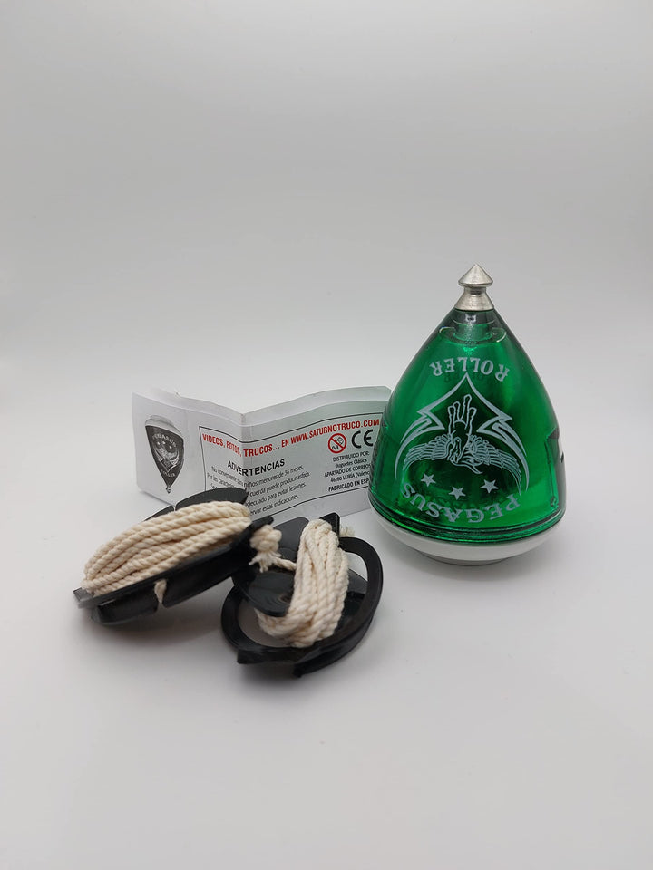 trompos space Pegasus Roller grün + Geschenkseil