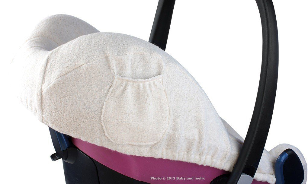 ByBoom - Frottee Sommerbezug, Schonbezug für Babyschale, Autositz, z.B. Maxi Cosi CabrioFix, City, P