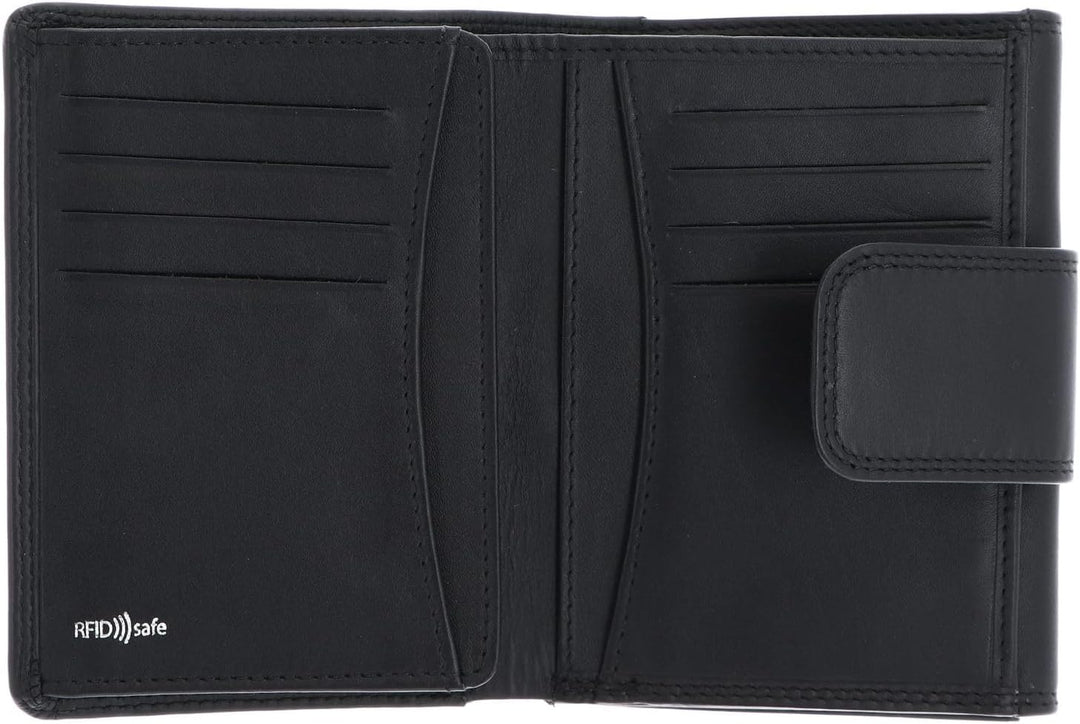 Golden Head Polo - Geldbörse 8cc 12 cm RFID schwarz, Schwarz