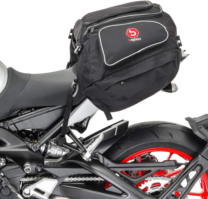 Hecktasche Kompatibel für Vespa GTS 250/300 Gepäck-Tasche Motoroller hinten schwarz