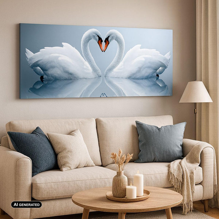 Panorama Bilder auf Leinwand 100x40cm Leinwandbild Ladung Dampf Wasser Gross Wanddeko Bild Schlafzim