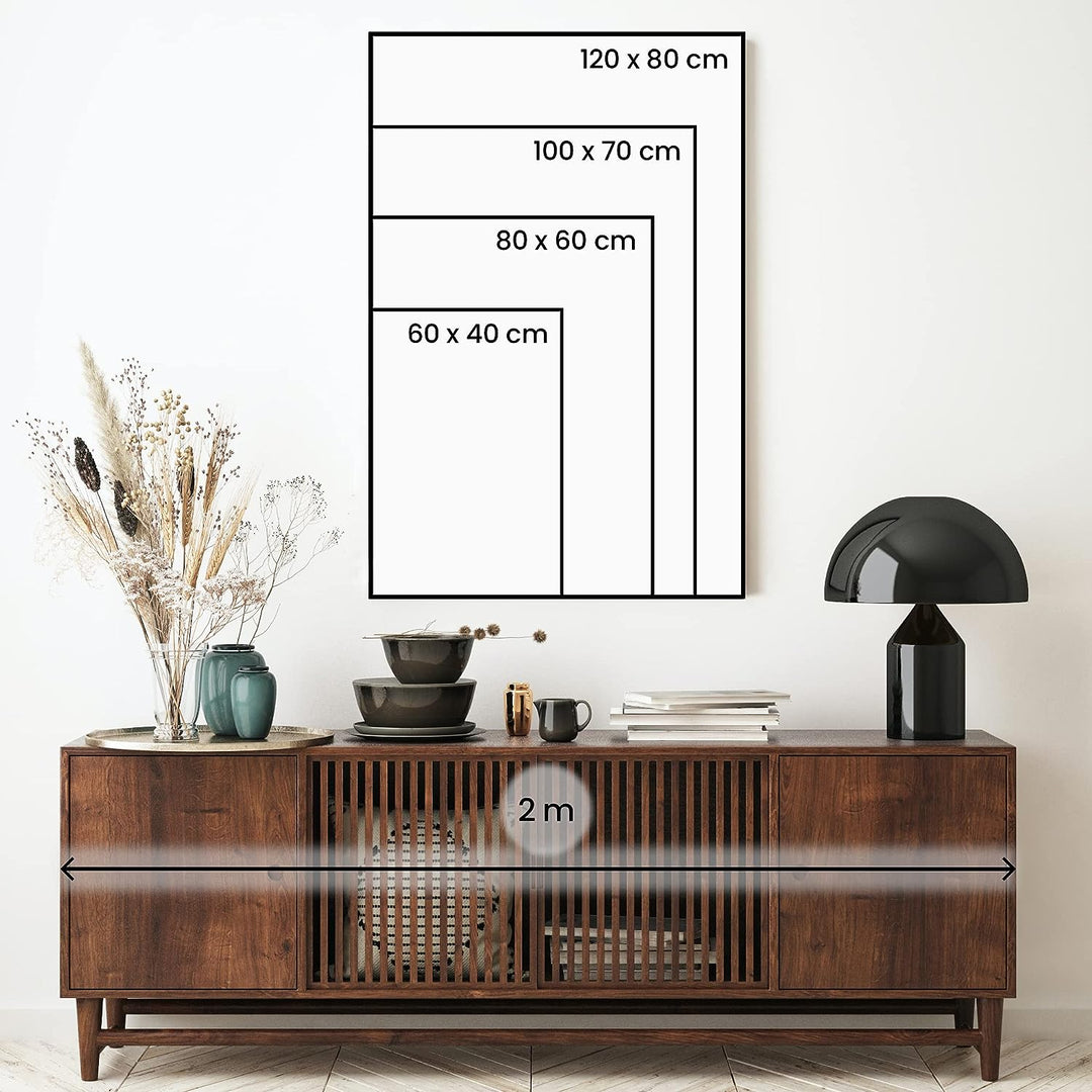 Printed Paintings Leinwand (80x120cm): Worthington Whittredge - Der Forellen-Pool 80x120 cm, 80x120