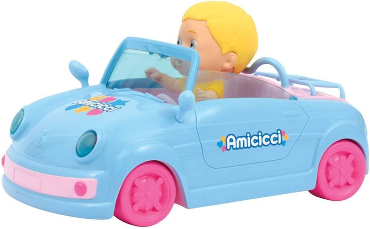Giochi Preziosi Cicciobello Amicicci Auto Cabrio mit Mini-Figur, für Kinder ab 3 Jahren, wertvolle S