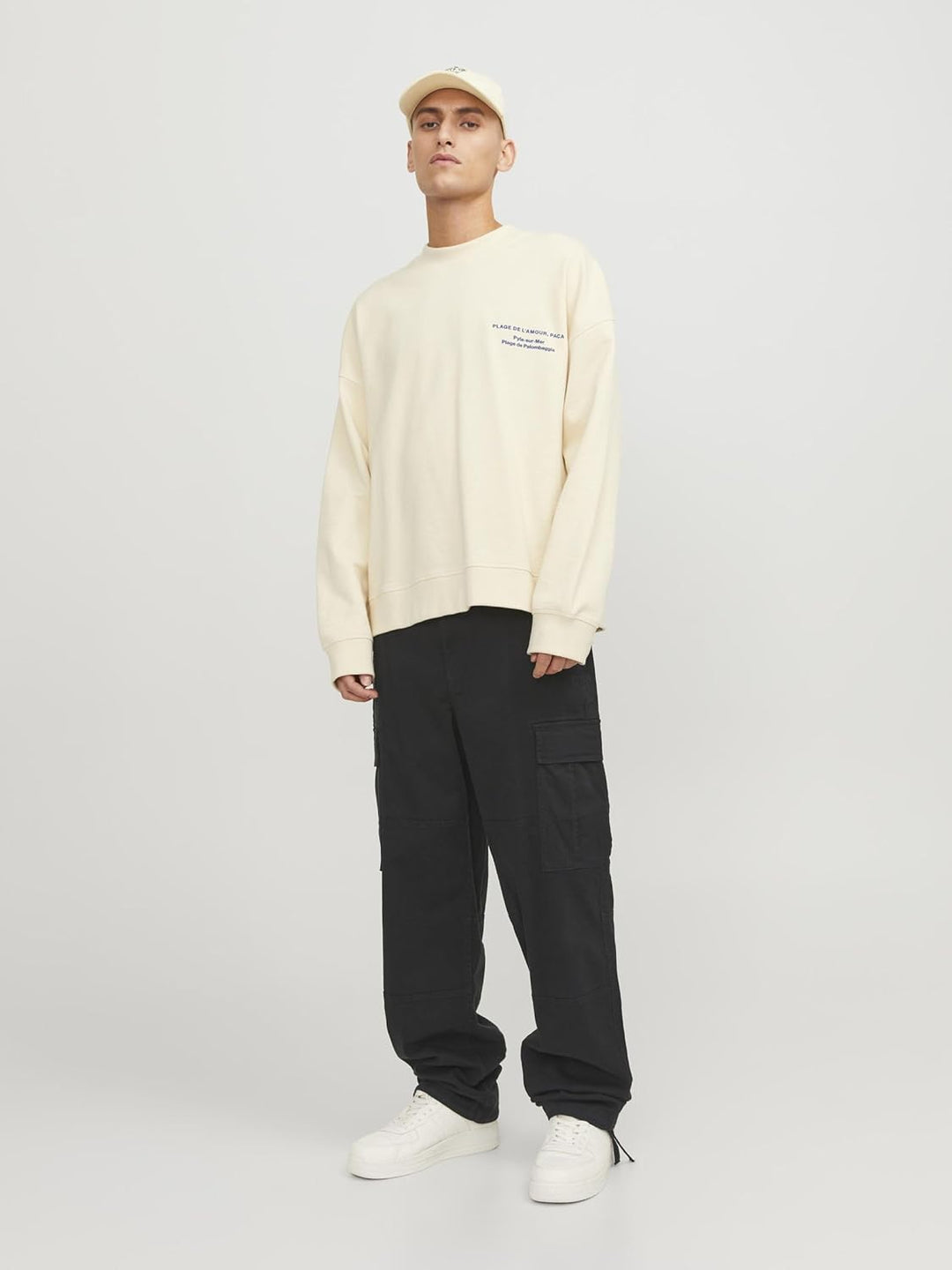 JACK & JONES Male Cargo-Hose Carrot fit Cargo-Hose