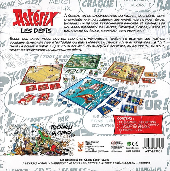 TOPI GAMES AST-979001 Asterix Brettspiele, Mehrfarbig