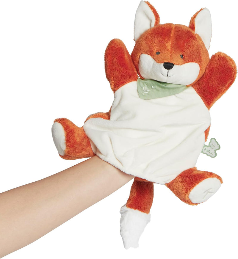 Kaloo - Les Amis - Baby Plüsch-Handpuppe Paprika der Fuchs - 24 cm - Sehr weiches Material - Ab Gebu