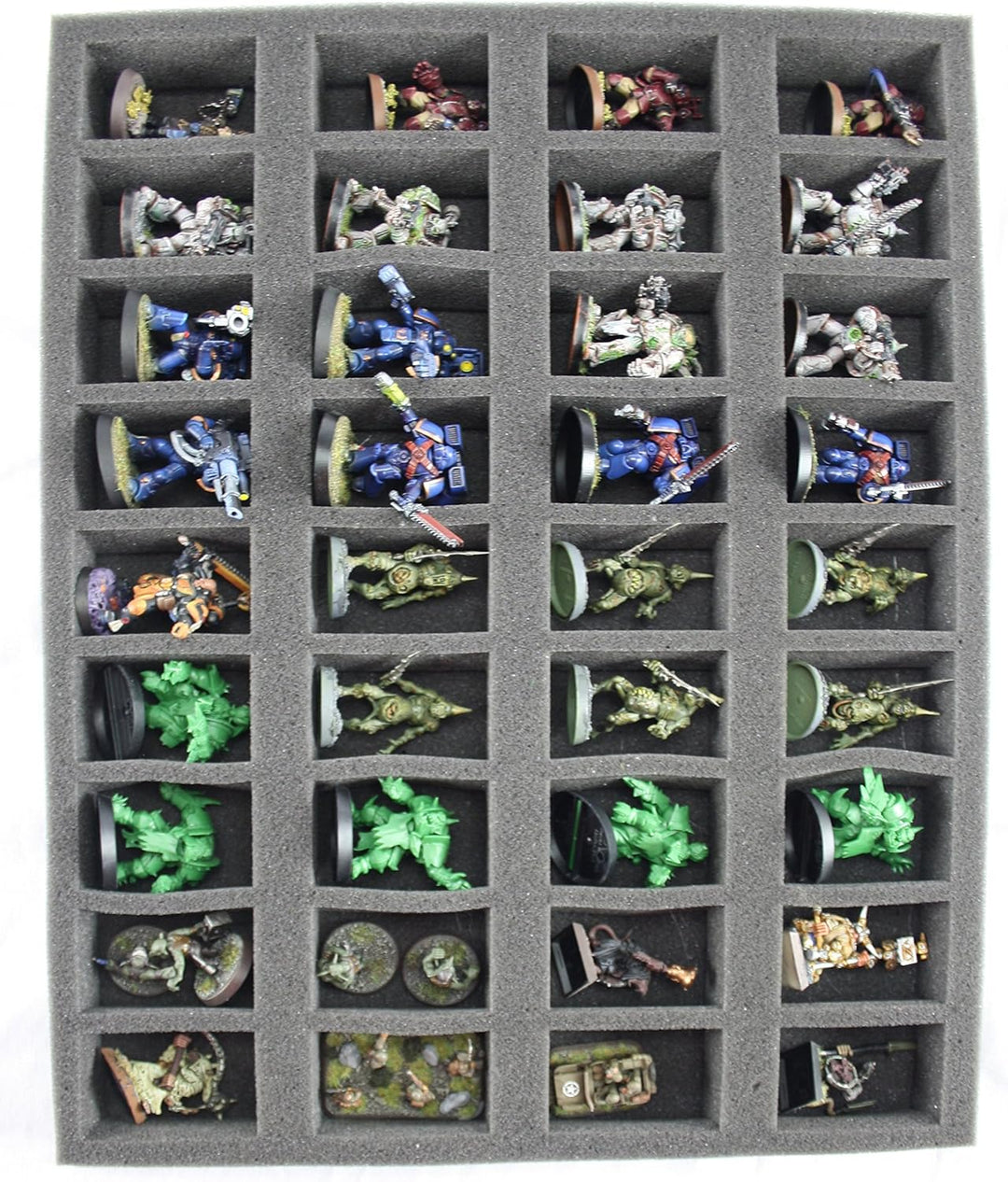 Der Tyrant Armee- und Figurenkoffer inklusive Schaumstoff kann bis zu 480 Modelle (40K & Warhammer)