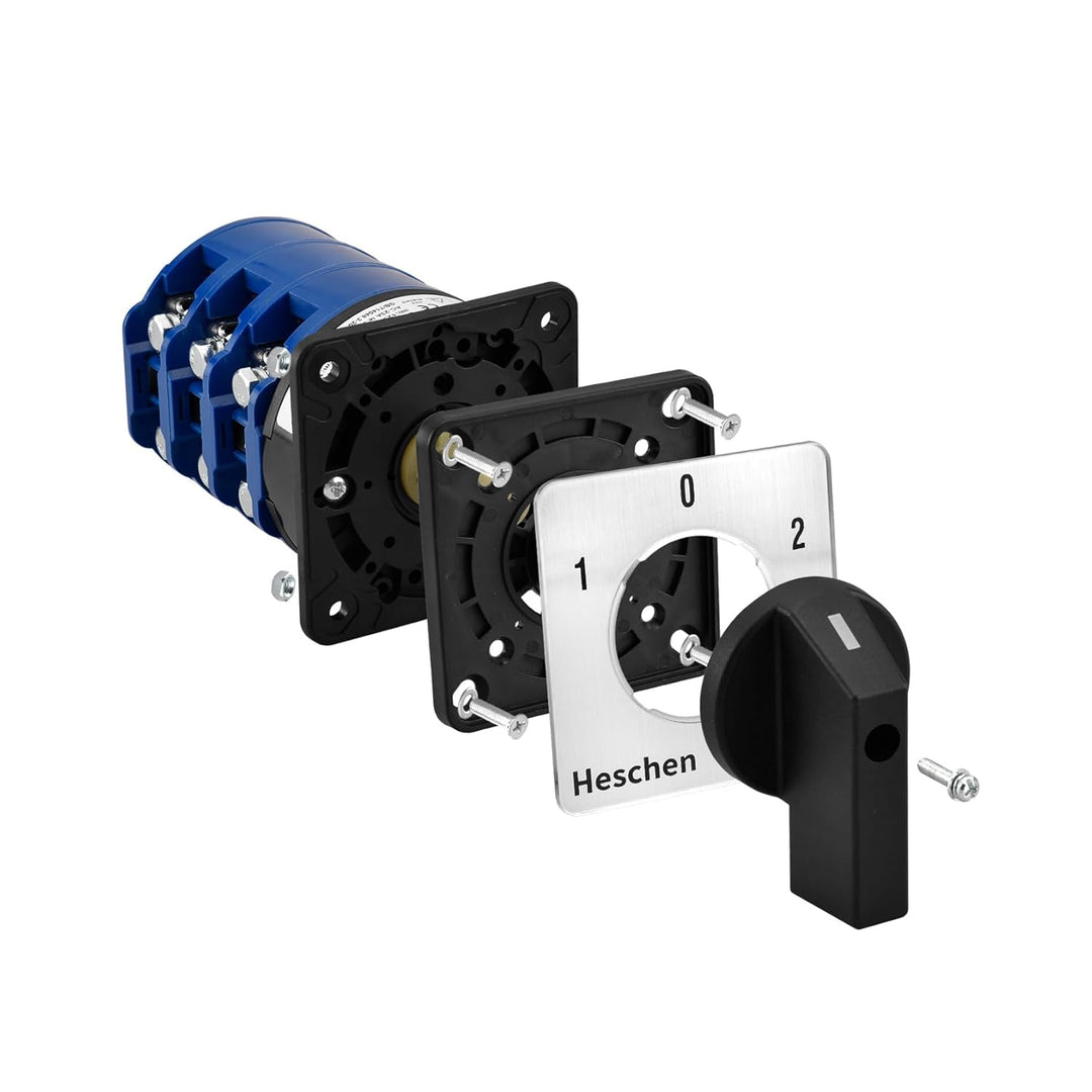 Heschen Drehbarer Wechselschalter für Nockenschalter LW28-125/D303.3, 125A, 660V Wechselstrom, Ein/A
