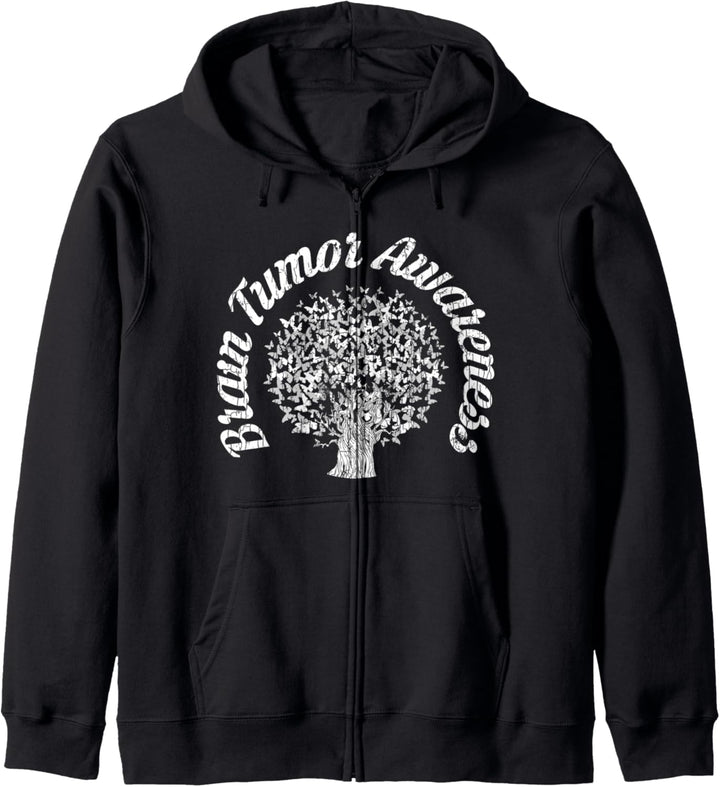 Hirntumor Awareness Geschenk Cancer Gehirn Tumor Kapuzenjacke