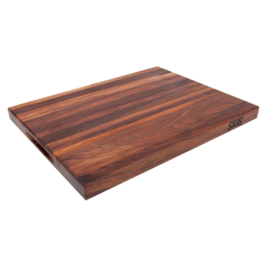 Boos Blocks® WAL R03 Gourmet-Walnussholz-Schneidebrett von John Boos - 51 x 38 x 4 cm - beidseitig v