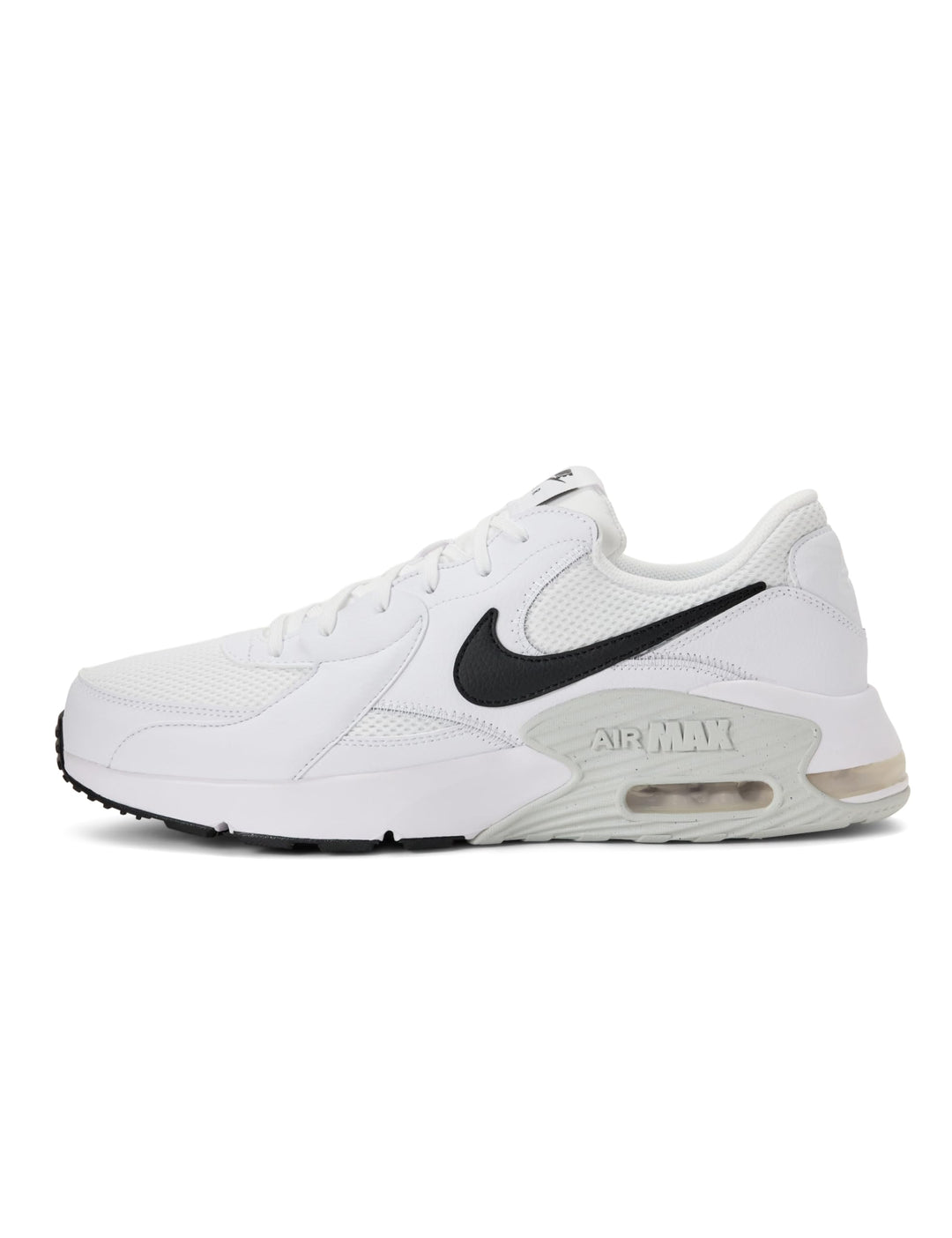 Nike Herren Air Max Excee Sneaker 38.5 EU White Black Pure Platinum, 38.5 EU White Black Pure Platin
