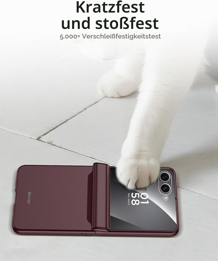 Miimall Kompatibel mit Samsung Galaxy Z Flip 7 Hülle mit Scharnierschutz Magnetischer [Externer Bild