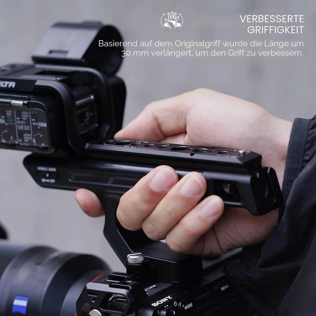 Tilta XLR-Verlängerungshalterung, kompatibel mit Sony FX3 mit 1/4-Zoll-Inbusschlüssel, sichere Verbi