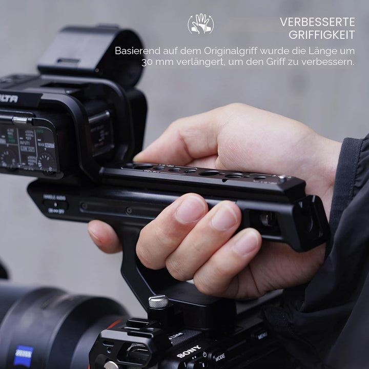 Tilta XLR-Verlängerungshalterung, kompatibel mit Sony FX3 mit 1/4-Zoll-Inbusschlüssel, sichere Verbi