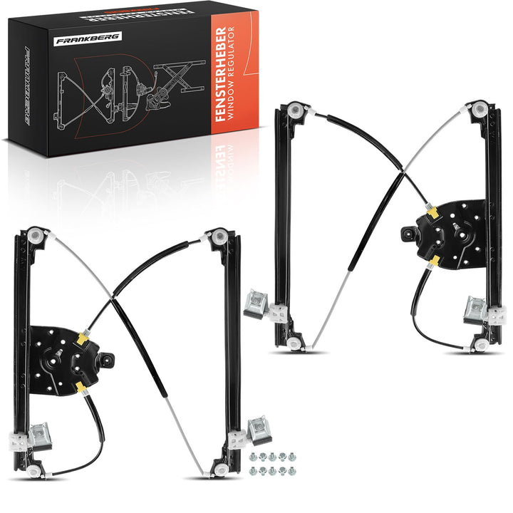 Frankberg 2x Fensterheber Elektrisch Ohne Motor Vorne Links Rechts Kompatibel mit 607 9D 9U 2.0L-2.9