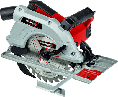 Einhell 4331005 TE-CS 190/1 Handkreissäge, Rot, Schwarz + Führungsschiene (passend für alle Einhell