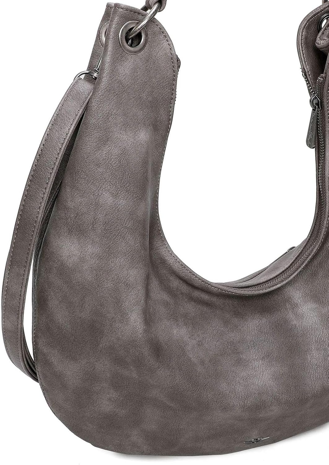 Fritzi aus Preussen Damen Lizz 01 Hobo, Einheitsgrösse Dark Stone, Dark Stone