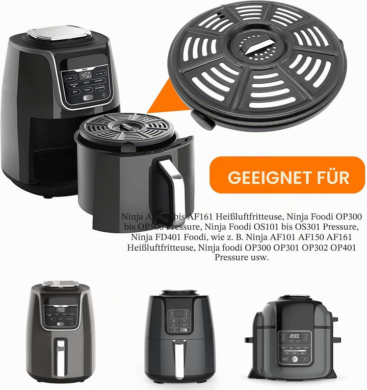 Heissluftfritteuse Backblech für Ninja AF100EU 3,8L 4-in-1 & AF160EU 5,2L 6-in-1 Luftfritteusen 21 c