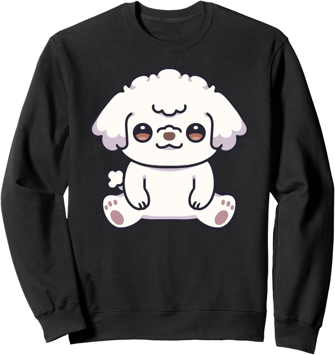 Pudel Hund Dog Owner Kawaii Anime Hundefreunde Aesthetic Sweatshirt