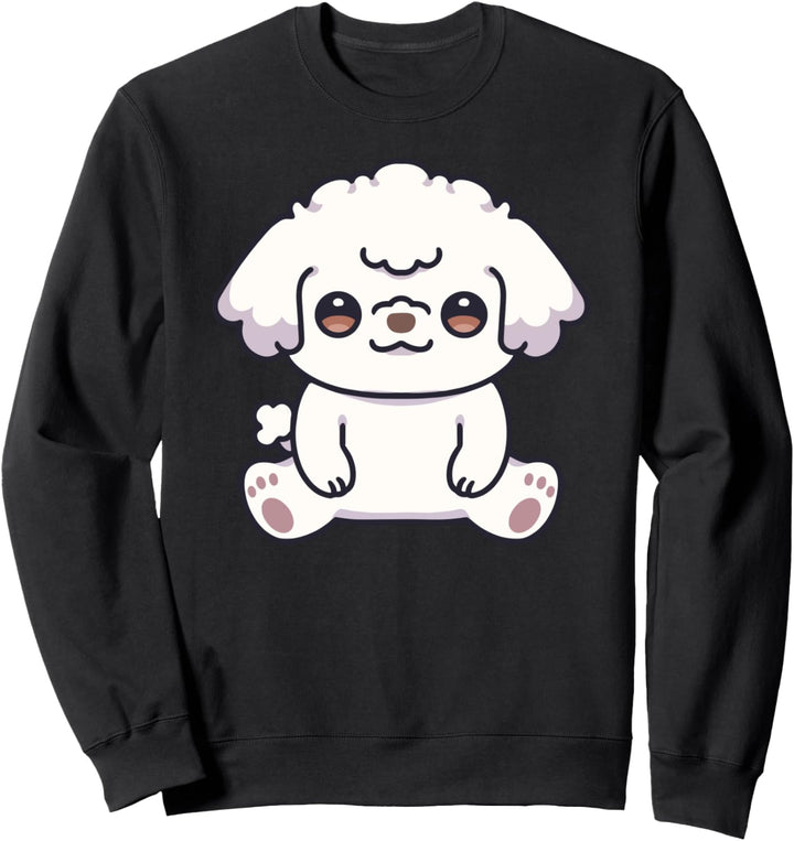Pudel Hund Dog Owner Kawaii Anime Hundefreunde Aesthetic Sweatshirt