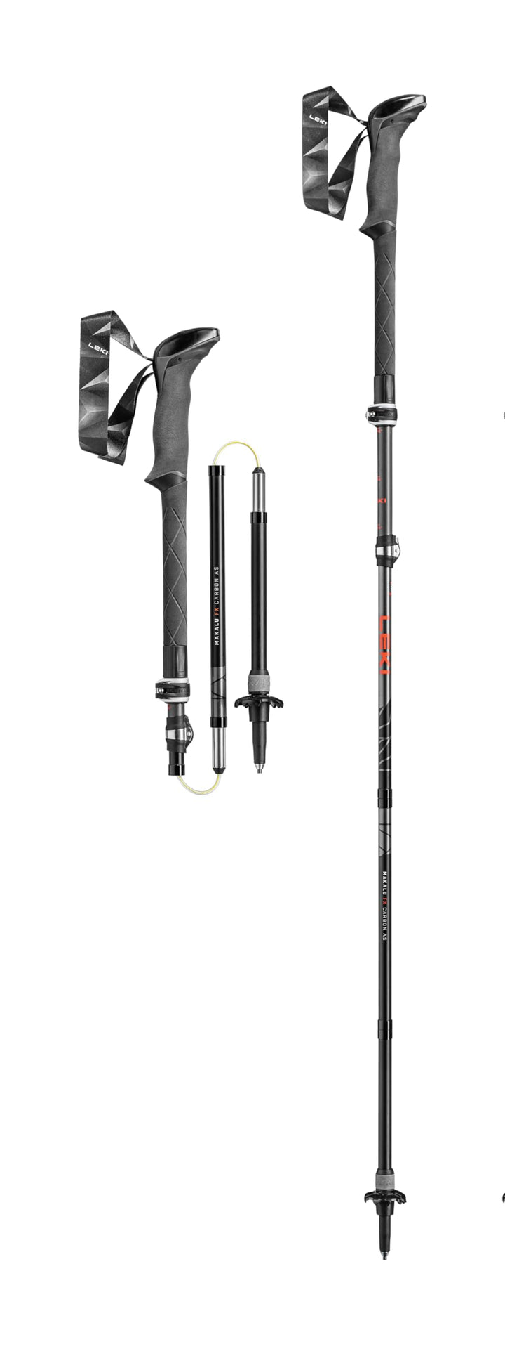 Leki Makalu FX Carbon AS Stöcke einfarbig 110 - 130 cm, einfarbig 110 - 130 cm