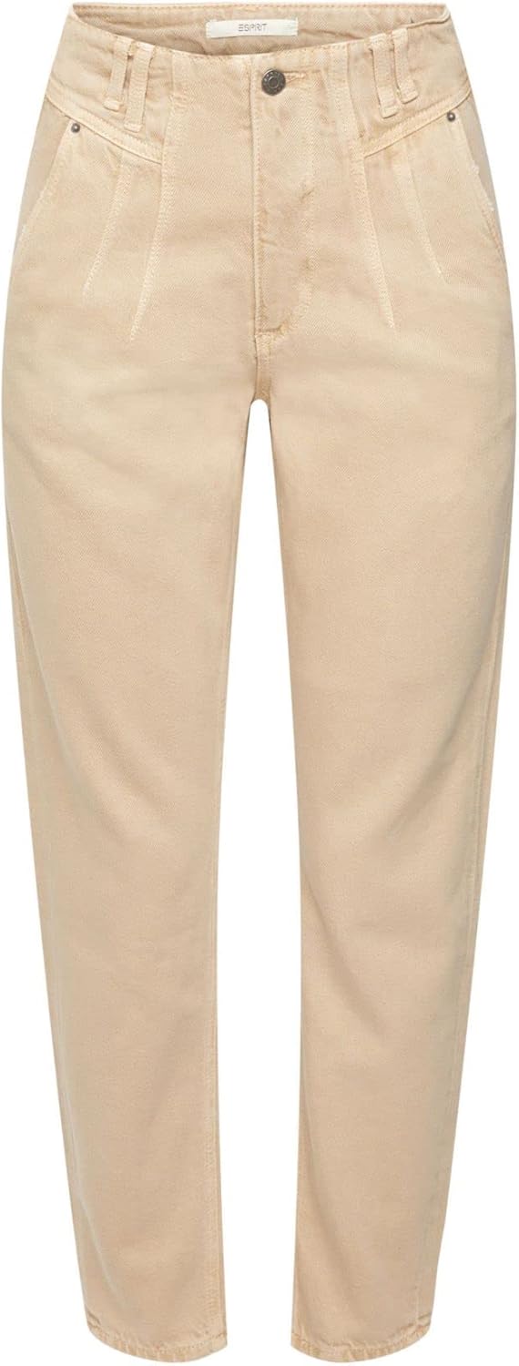 ESPRIT Damen Hose 26 260/Light Taupe, 26 260/Light Taupe
