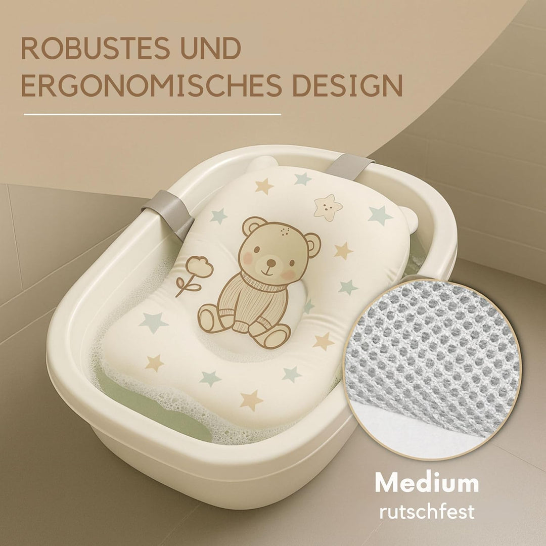 Baby Badewanneneinsatz – Baby Badewannenkissen für Badewanne - Babywanne Einsatz &amp; Badewannensitz ab