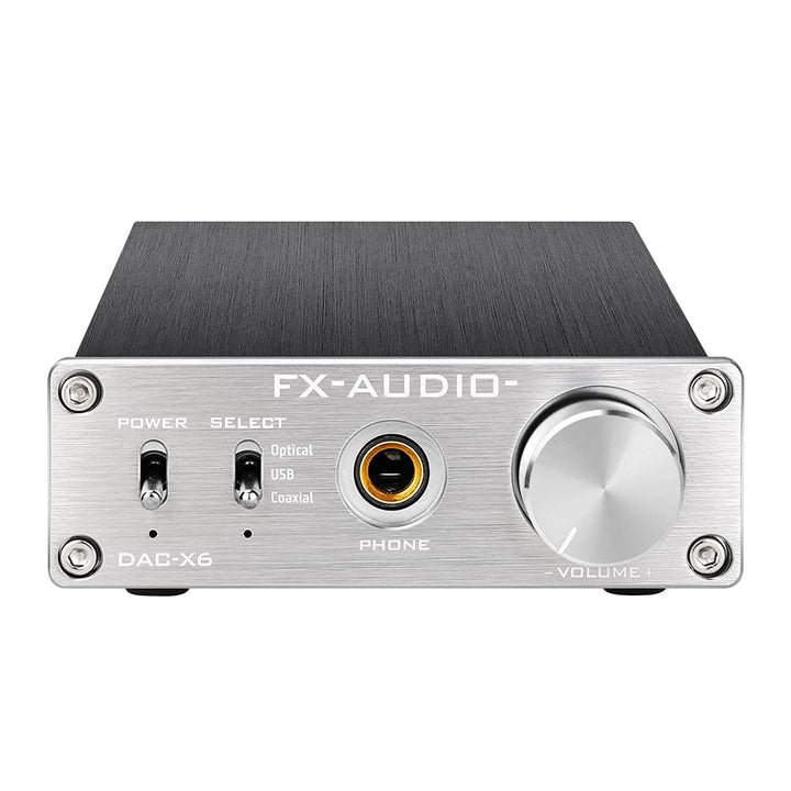 KGUSS FX AUDIO DAC-X6 Mini HiFi 2.0 Digital Audio Decoder DAC Eingang USB/Koaxial/Optischer Ausgang