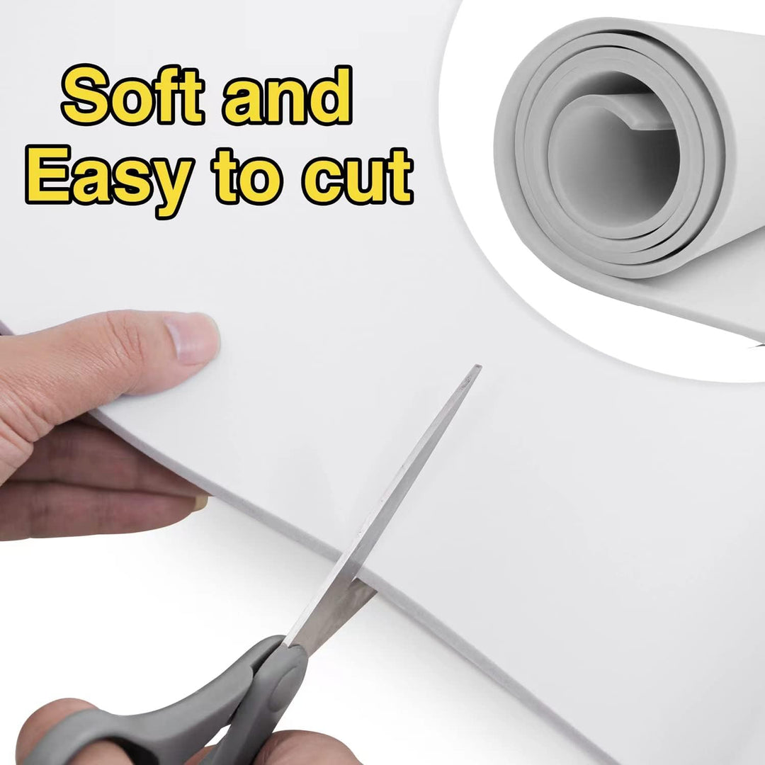 MEARCOOH Weisse 4mm Cosplay Eva Schaumstoff, 35.5cm*150cm Premium Eva Foam, 1PCS Eva Schaumstoffplat