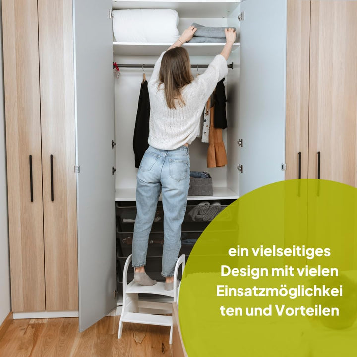 Ette Tete MIIMO • Höhenverstellbarer Tritthocker für Kleinkinder • Toilettenhocker für das Töpfchent
