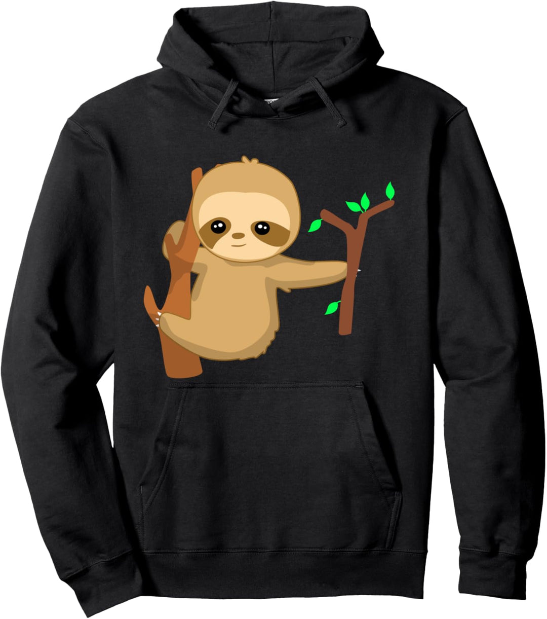Faultier Design für faule und müde Menschen Pullover Hoodie