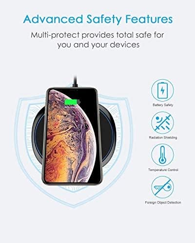 NANAMI Wireless Charger mit 20W USB C PD Adapter,10W Schnelles Drahtloses Ladegerät für Samsung Gala