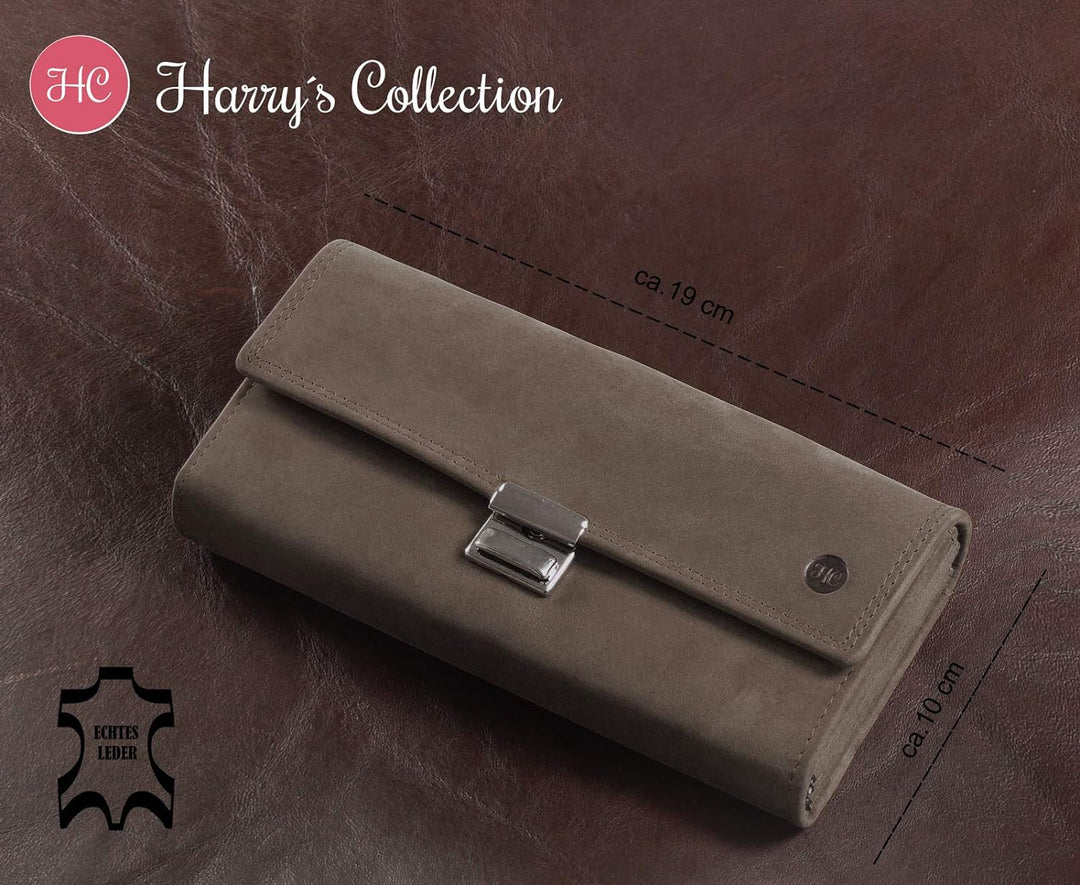 Harrys-Collection Vintage Bedienungsbörse, Farben:Dunkelbraun, Dunkelbraun