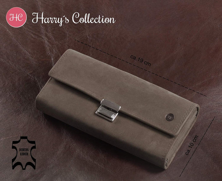 Harrys-Collection Vintage Bedienungsbörse, Farben:Dunkelbraun, Dunkelbraun