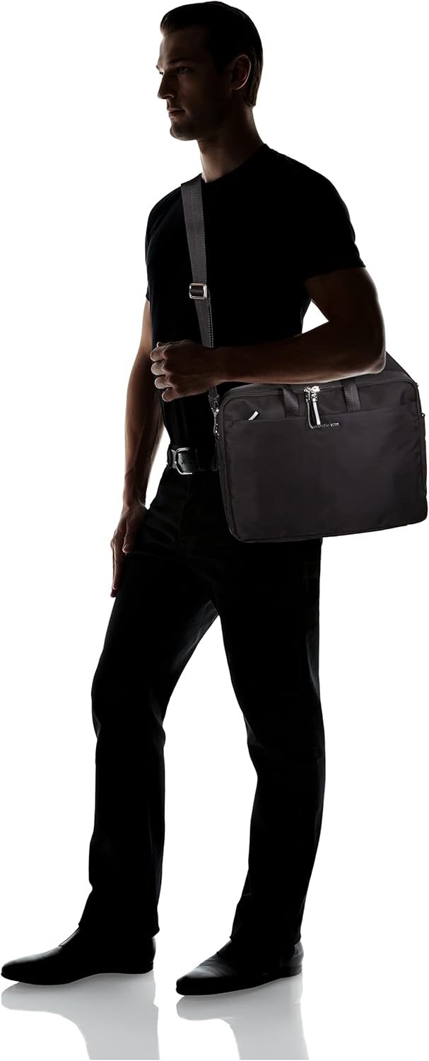 Mandarina Duck Herren Knie Schulranzen, Schwarz