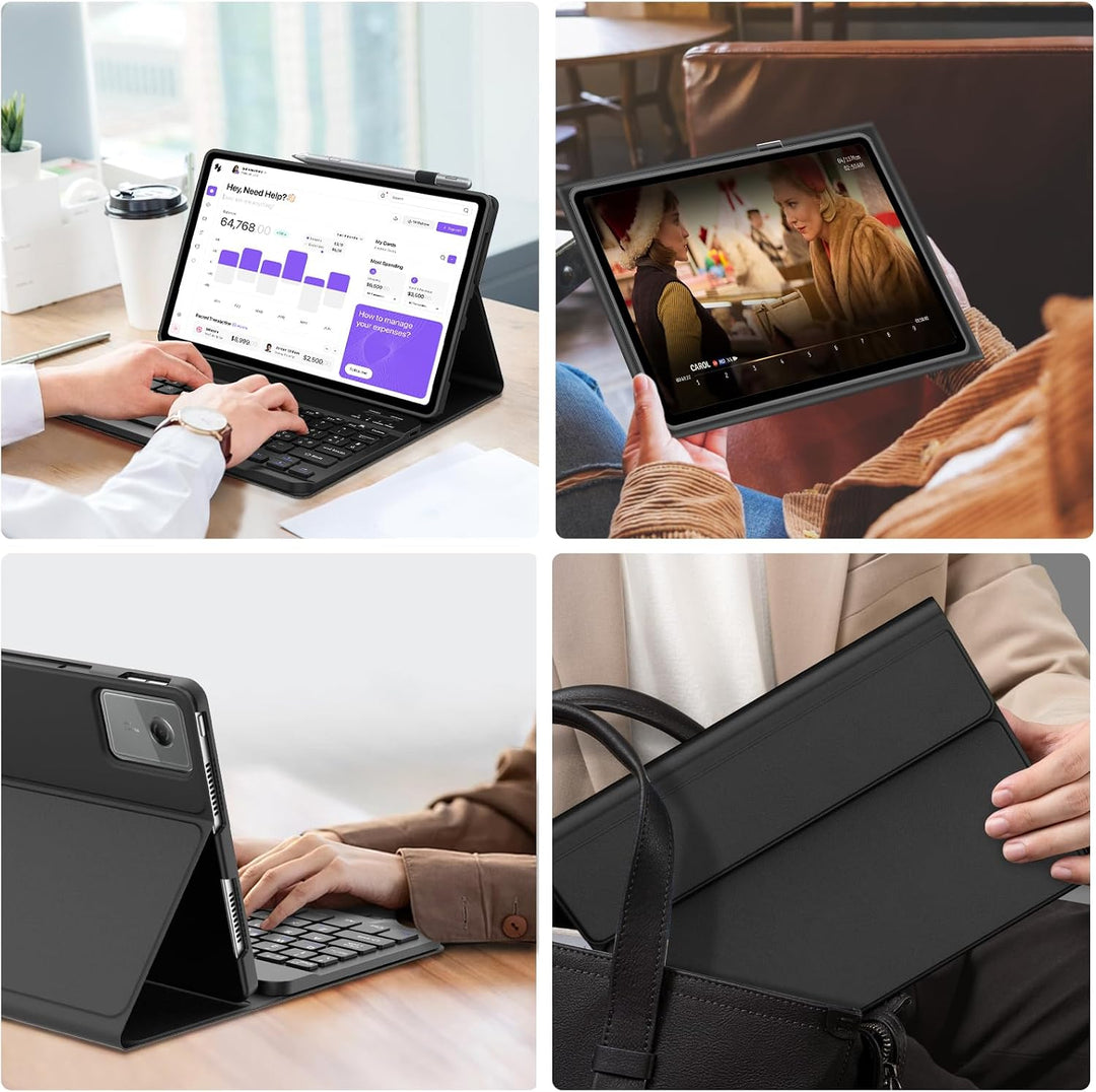 FOGARI Für Lenovo Idea Tab 2025 11/Tab M11 2024 11 Zoll Tastaturabdeckung | Abnehmbare Bluetooth-Tas